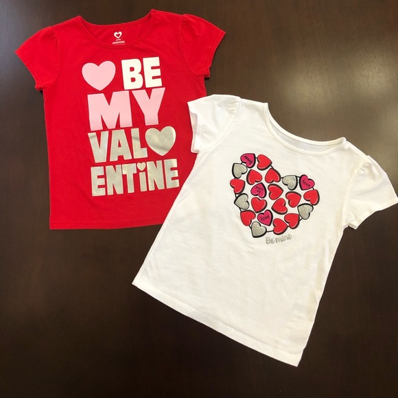 Other - Bundle of 2 Valentine’s Day t-shirts for girl